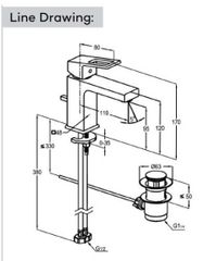 Vòi chậu nóng lạnh 38000-03