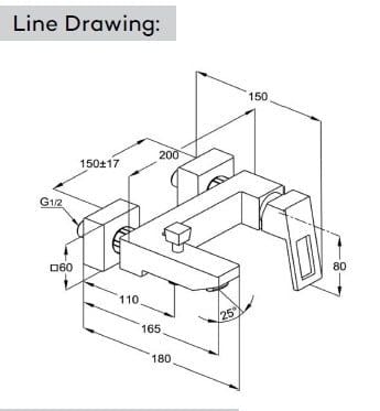 Củ sen tắm nóng lạnh RAK38002