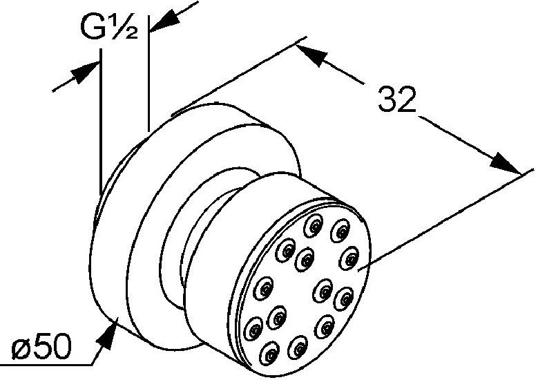 Mắt phun Body Massage 6708305-00