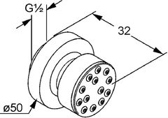 Mắt phun Body Massage 6708305-00