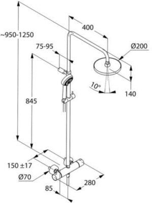 Sen cây nóng lạnh 6809205-00