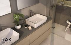 Chậu đặt bàn RAK-FEELING WB SLIM không lỗ thoát tràn