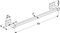 Thanh vắt khăn đơn RAK24001