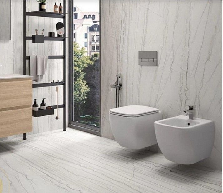 Bàn cầu treo tường MP13AWHA - két nước NEOFS04RAK8C