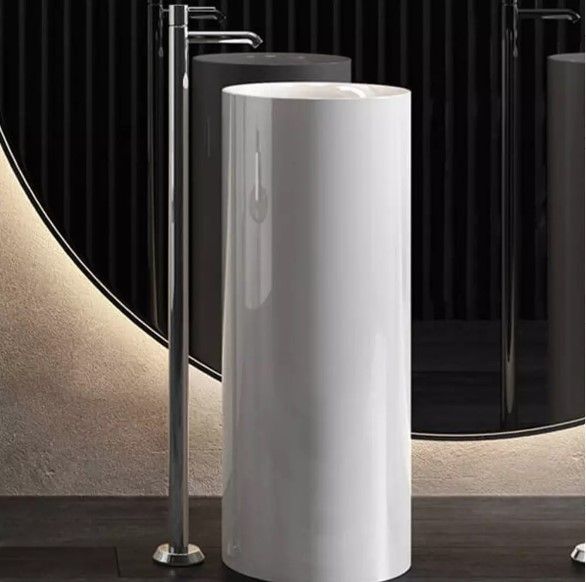 Chậu đặt sàn đúc nguyên khối PETFS13600AWHA BTRFSPPR001 không có lỗ thoát tràn