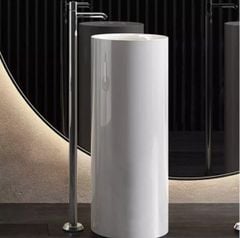 Chậu đặt sàn đúc nguyên khối PETFS13600AWHA BTRFSPPR001 không có lỗ thoát tràn