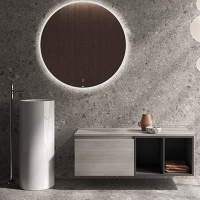 Chậu đặt sàn đúc nguyên khối PETFS13600AWHA BTRFSPPR001 không có lỗ thoát tràn