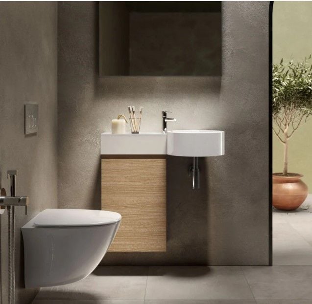 Chậu treo tường PETWB17700AWHA dành cho không gian nhỏ