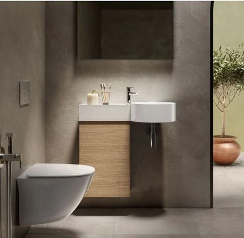 Chậu treo tường PETWB17700AWHA dành cho không gian nhỏ