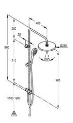 Thanh sen cây, bát sen tròn RAK48042.BK2