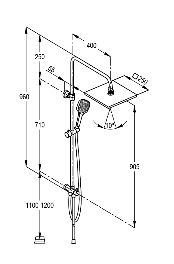 Thanh sen cây, bát sen vuông RAK48043