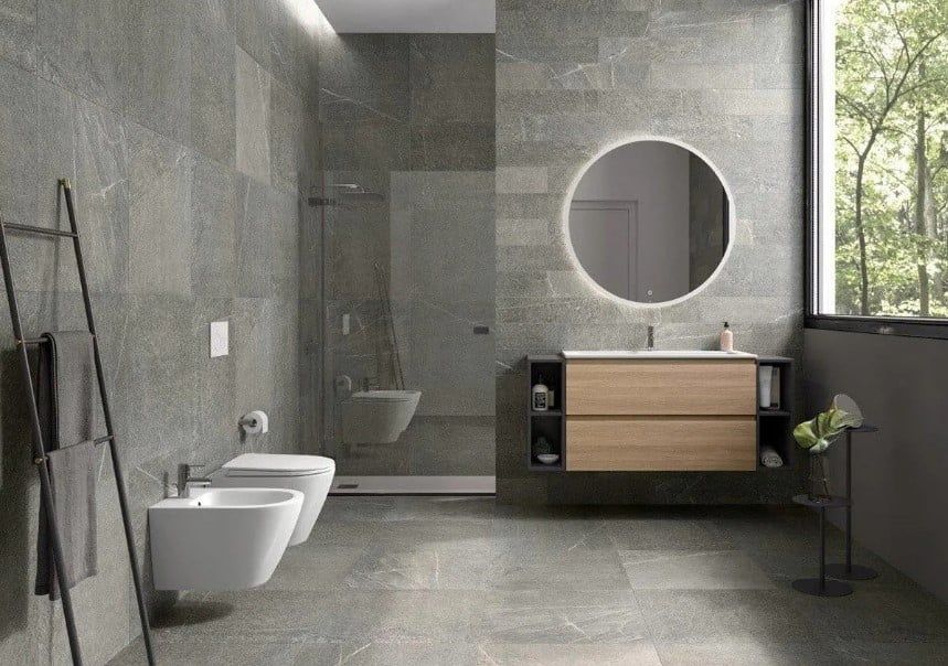 Bàn cầu treo tường RST23AWHA - két nước NEOFS04RAK8C