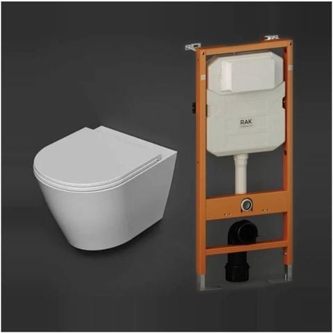Bàn cầu treo tường RST23AWHA - két nước NEOFS04RAK8C