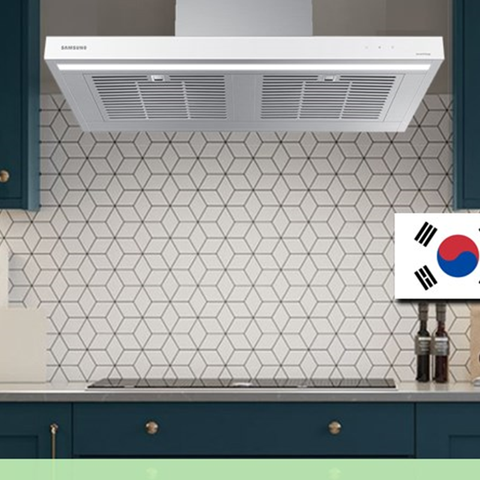 Máy hút mùi áp tường Samsung Bespoke NK36CB665WWHSV