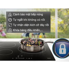 Bếp từ 3 vùng nấu Samsung NZ63B5046FK/SV