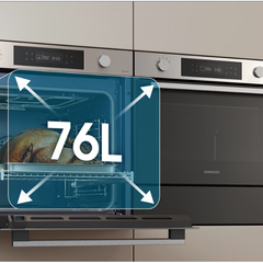 Lò nướng âm Samsung Bespoke NV7B6675CAA/SV 76 lít