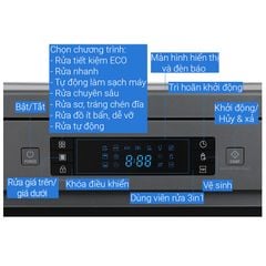 Máy rửa chén độc lập Samsung DW60CG550FSGSV