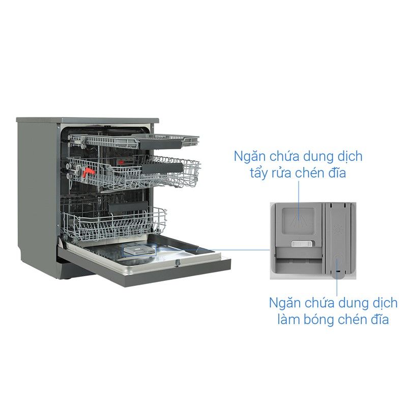 Máy rửa chén độc lập Samsung DW60CG550FSGSV