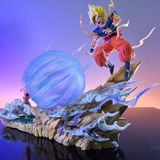 Mô hình Dragon Ball Goku đại chiến Majin buu LED 21cm 