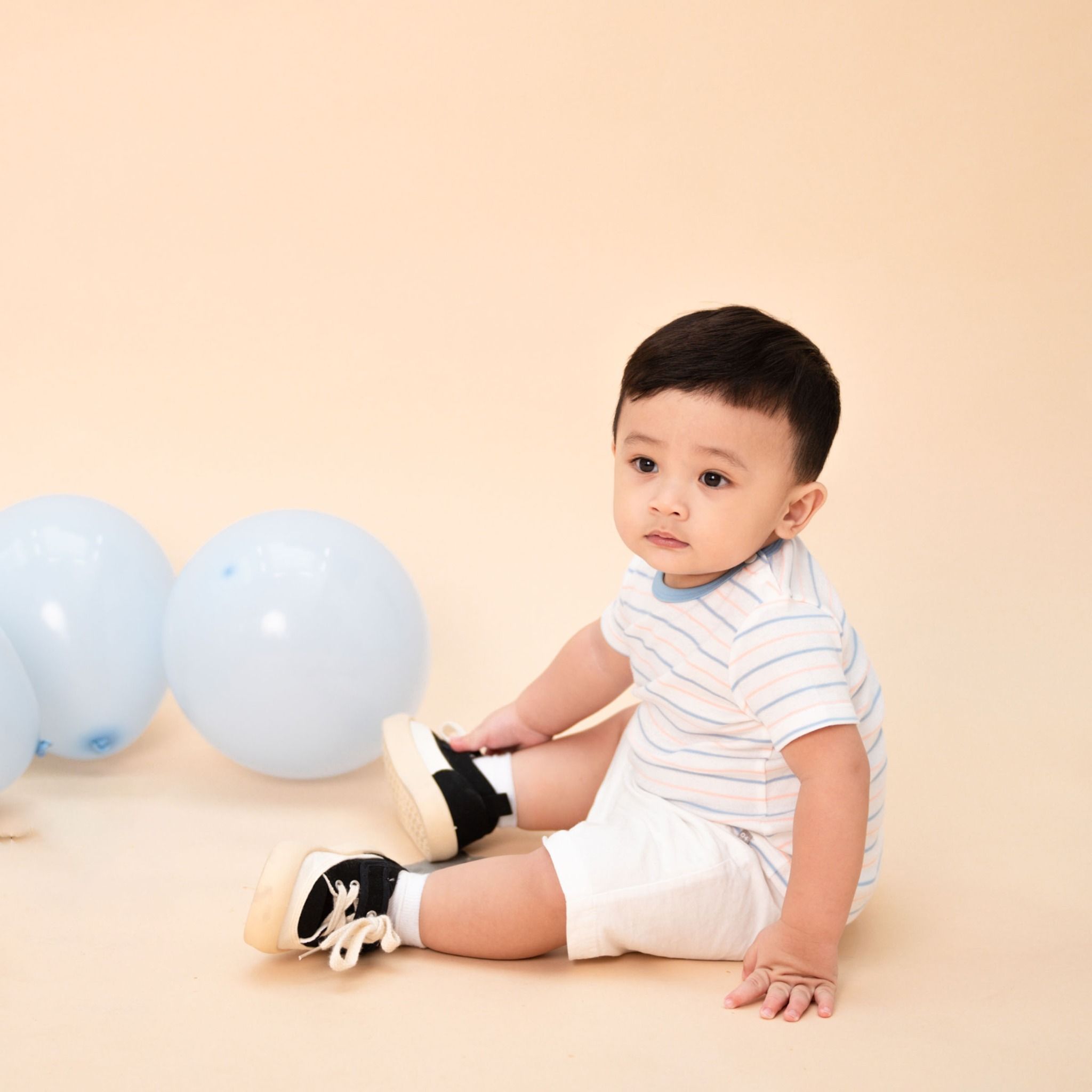  Áo thun cho bé vải cotton dệt kim 