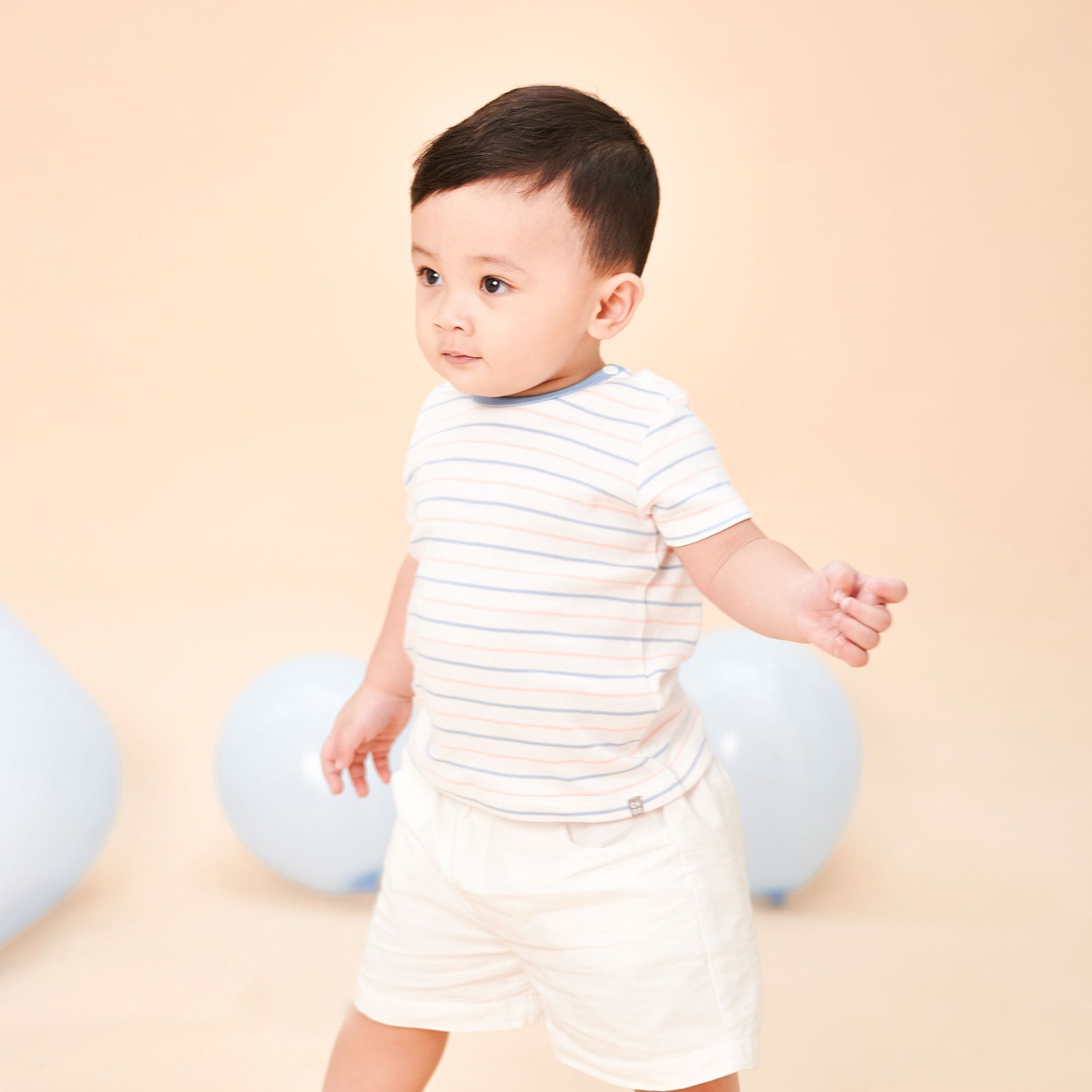  Áo thun cho bé vải cotton dệt kim 