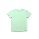  Áo thun cho bé basic tee unisex xanh lá 