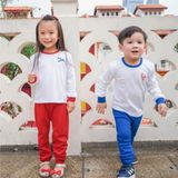  Bộ quần áo dài tay unisex cho bé 