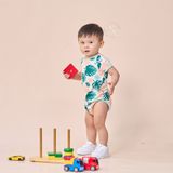  Bodysuit cho bé họa tiết lá cây 