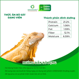  Thức ăn bò sát IGUANA Trưởng Thành dạng VIÊN - Rồng Nam Mỹ Trưởng Thành từ 1m trở lên 