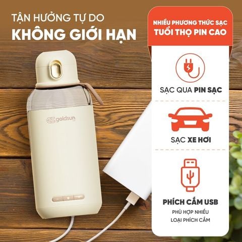 Bình làm ấm sữa du lịch GCPW01OR