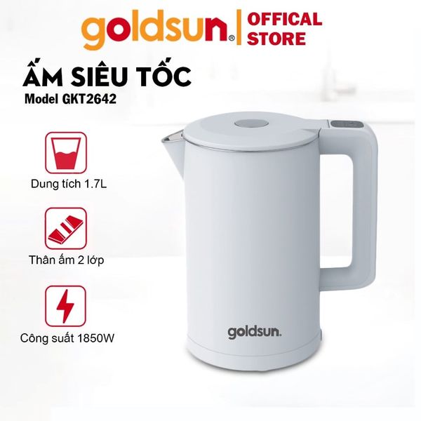 ấm siêu tốc 2 lớp GKT2642