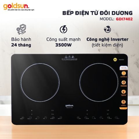 Bếp từ đôi dương GDI7402