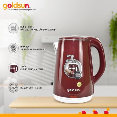 Ấm siêu tốc 2 lớp GKT2612