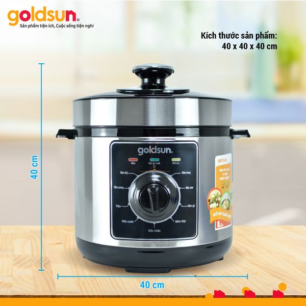 Nồi áp suất điện Goldsun GPC5501 (6L)