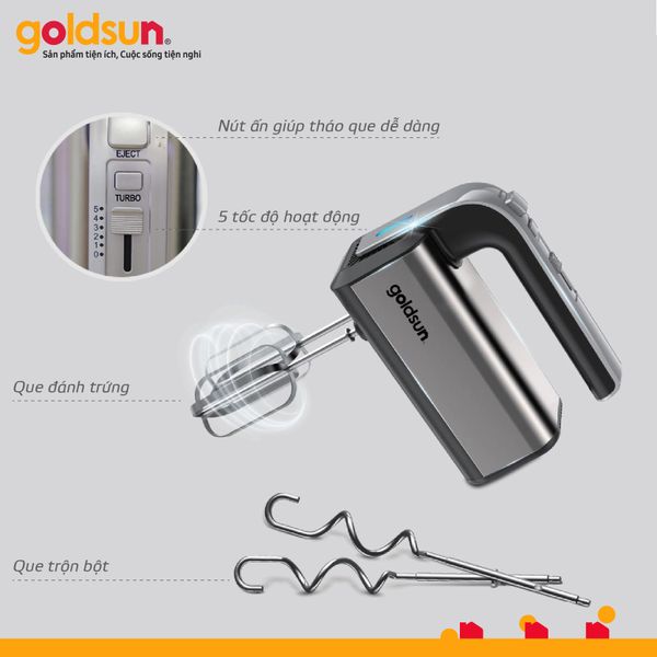 Máy đánh trứng Goldsun GHM4640