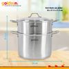 Bộ nồi xửng hấp inox goldsun GPS1510-S