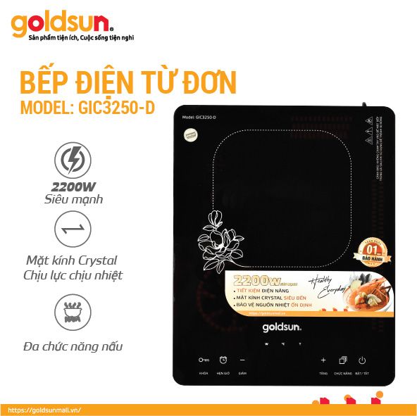 Bếp điện từ đơn GIC3250-D