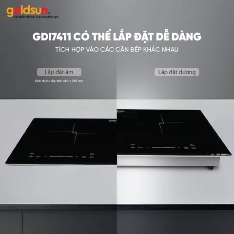 Bếp Từ Đôi Goldsun GDI 7461