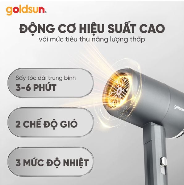 Máy sấy tóc GHD2005 - Công suất mạnh mẽ, thiết kế tiện lợi
