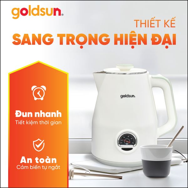 Ấm siêu tốc nhiệt kế GKT2644