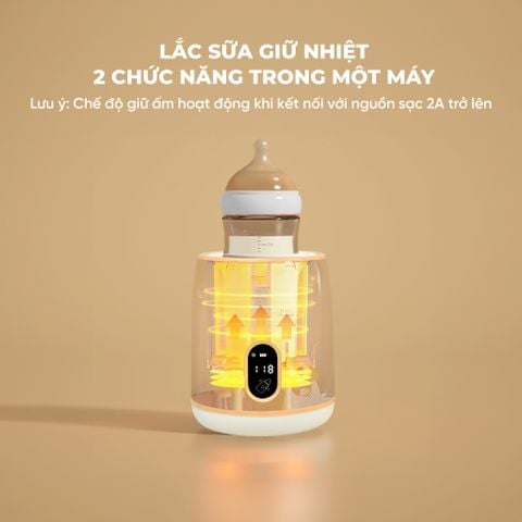 Máy lắc bình sữa GCMS02OR