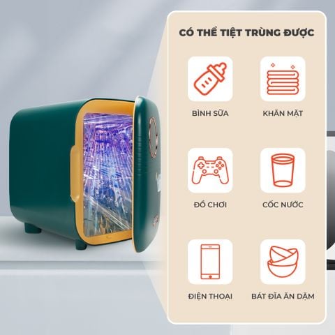 Tủ tiệt trùng UV & sấy khô GCUD03GR