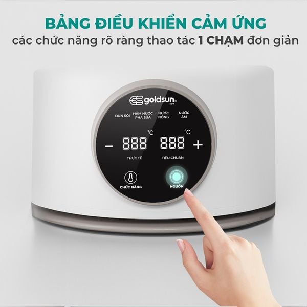 Bình đun nước pha sữa GCMK01WH