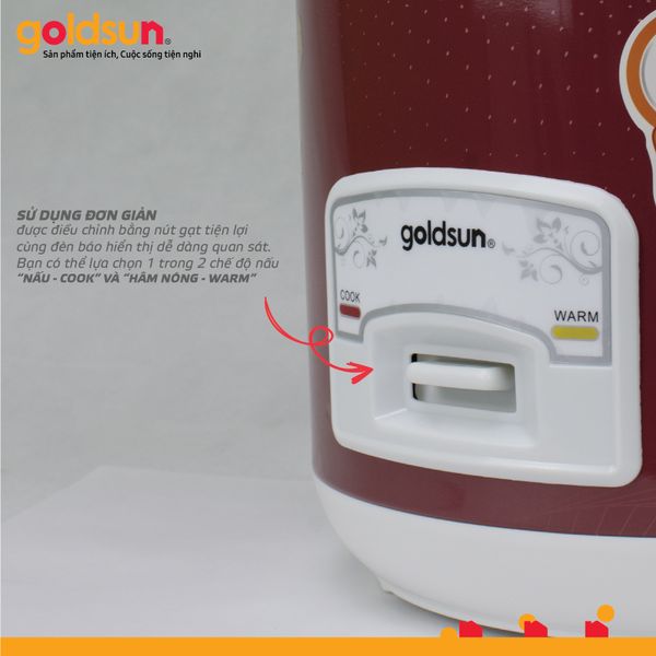 Nồi cơm điện Goldsun GRC5002