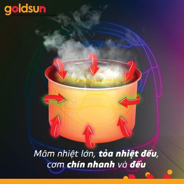 Nồi cơm điện Goldsun GRC5011