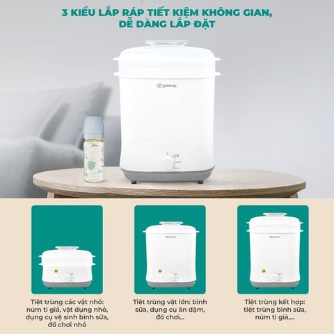 Máy tiệt trùng hơi nước và sấy khô GCSD03MC