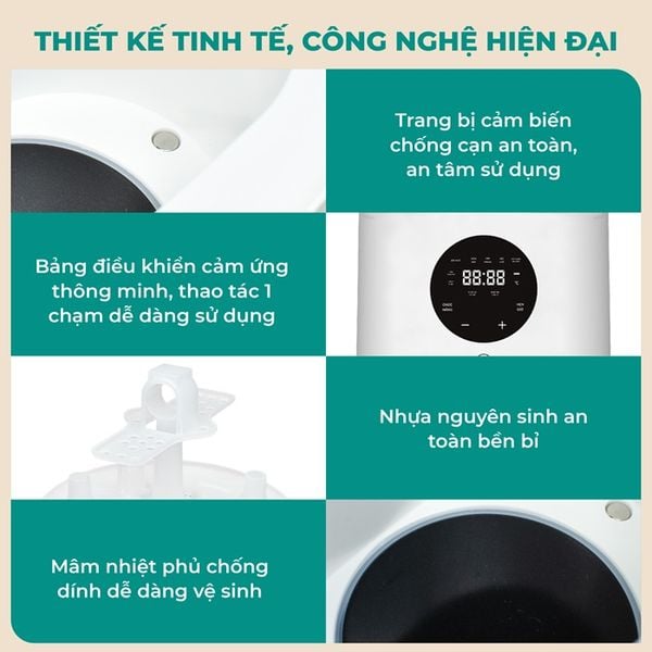 Máy tiệt trùng hơi nước đa năng GCSD03WH