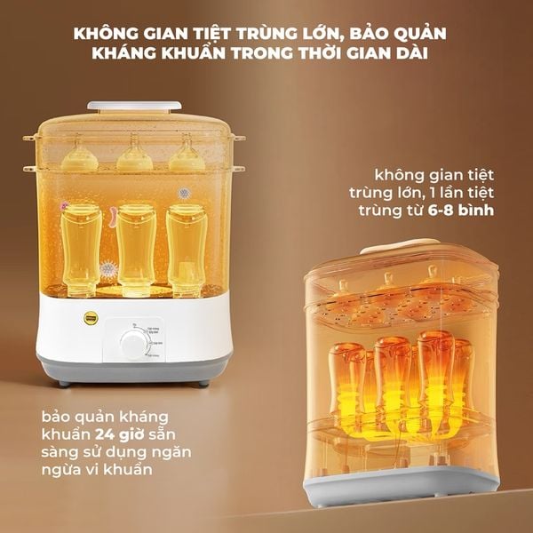 Máy tiệt trùng hơi nước và sấy khô GCSD03MC