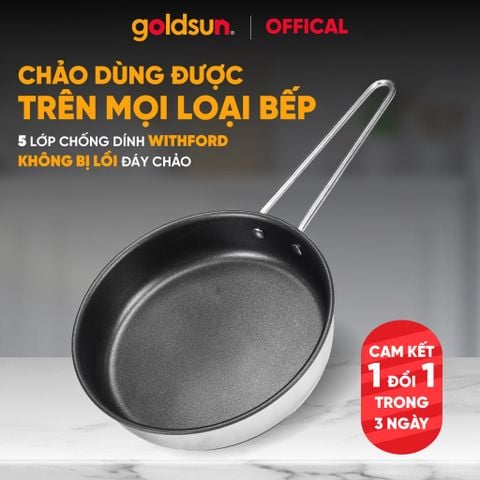 Chảo inox chống dính Goldsun GPA1401-IH