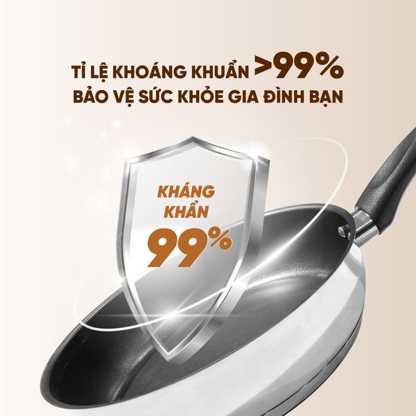 Chảo inox goldsun GPA1400-IH